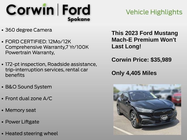 Certified 2023 Ford Mustang Mach-E Premium AWD/4WD image 7