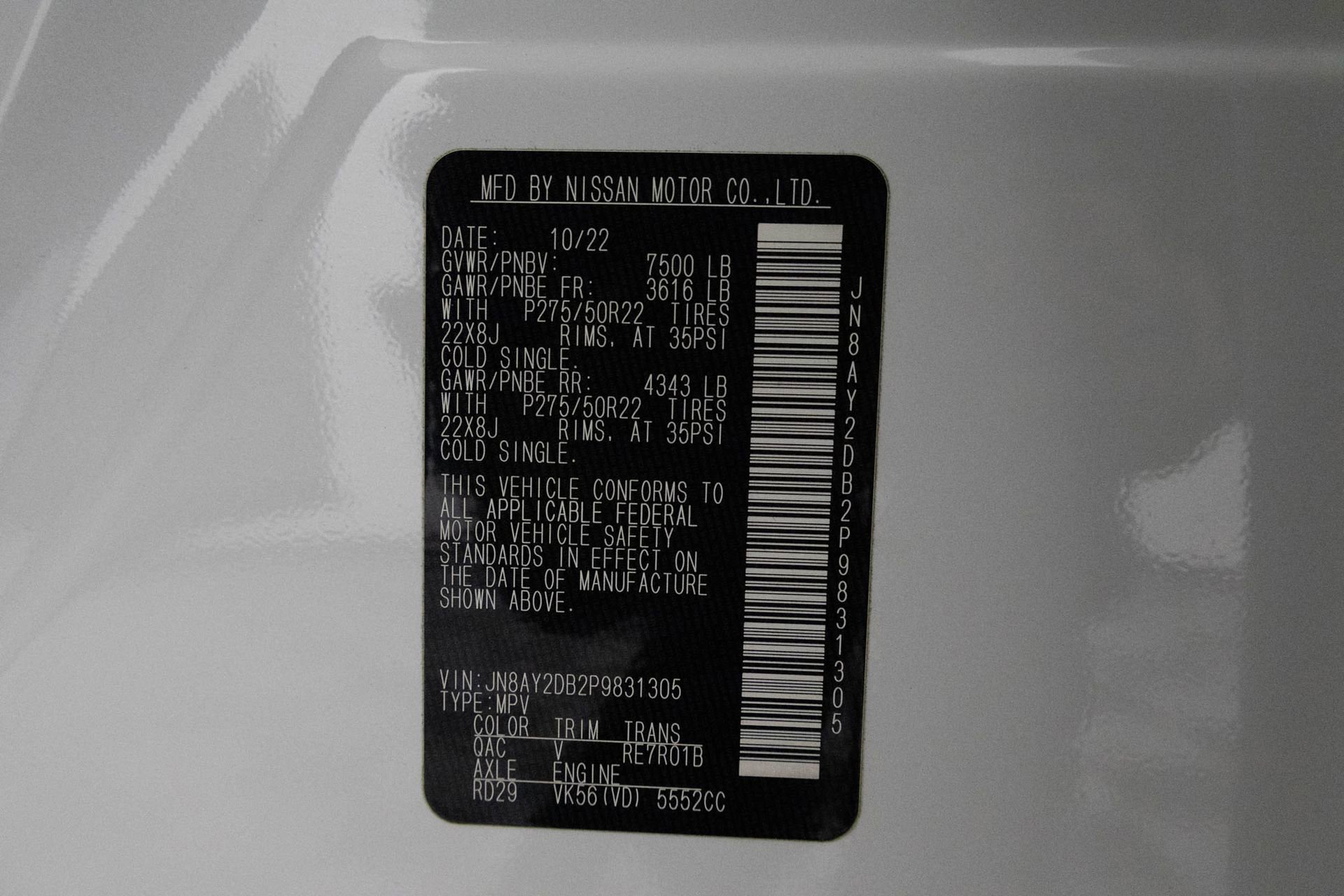 Used 2023 Nissan Armada Platinum w/ Captain's Chairs Package image 50