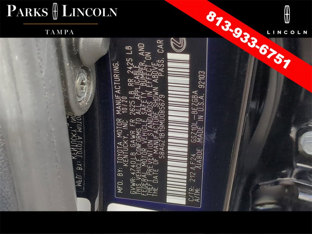 Used 2021 Lexus ES 350 F Sport w/ Accessory Package 2 image 34