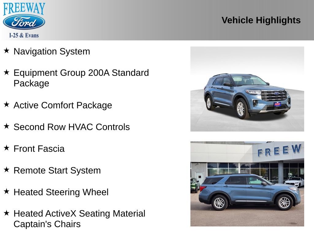 Used 2025 Ford Explorer Active w/ Active Comfort Package image 2