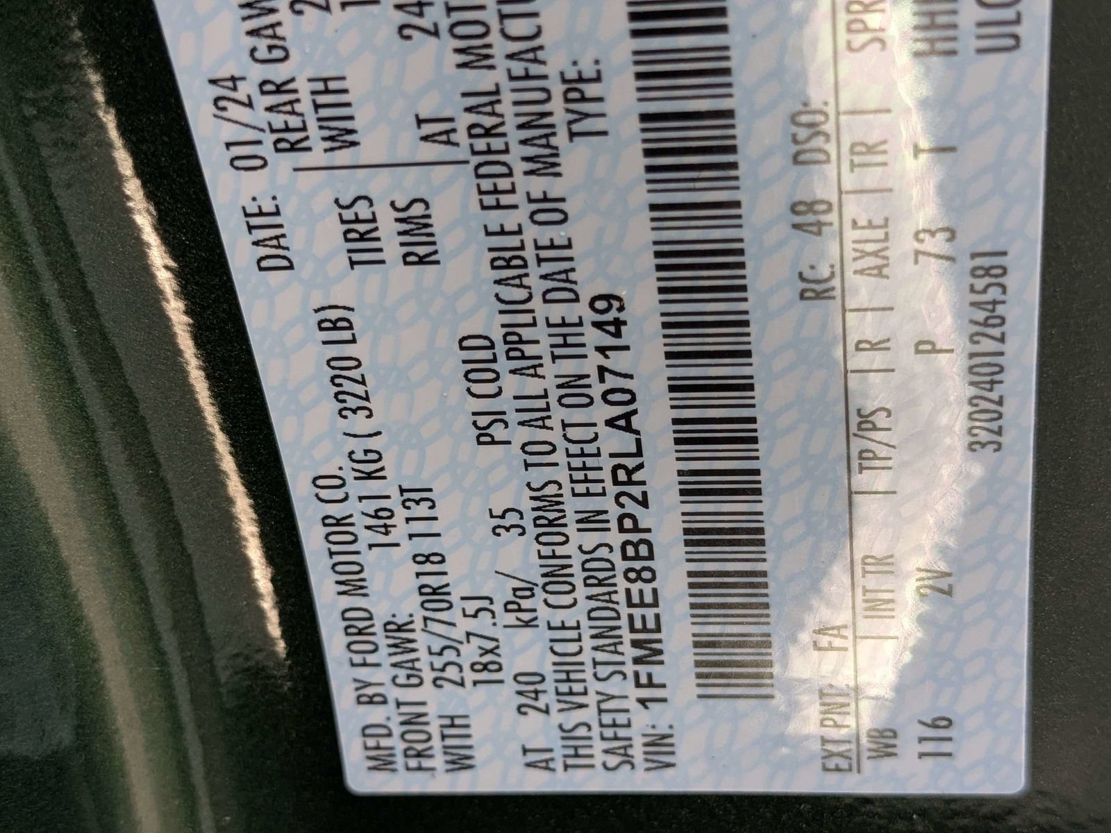 Certified 2024 Ford Bronco Outer Banks AWD/4WD image 20