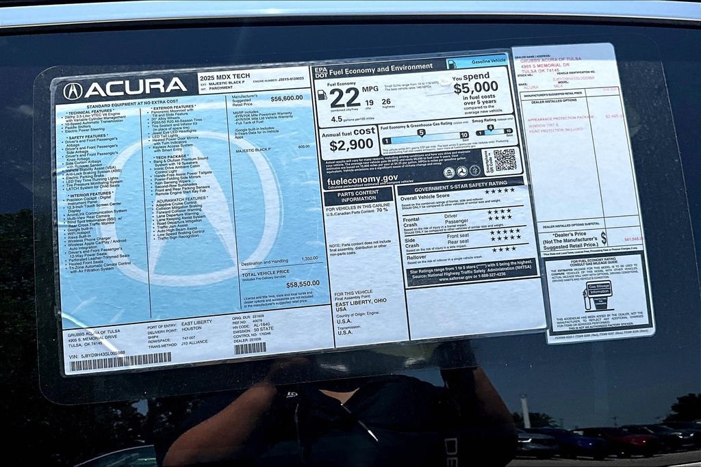 New 2025 Acura MDX w/ Technology Package image 30