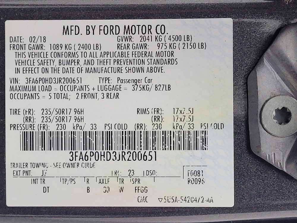 Used 2018 Ford Fusion SE w/ Fusion SE Technology Package image 33