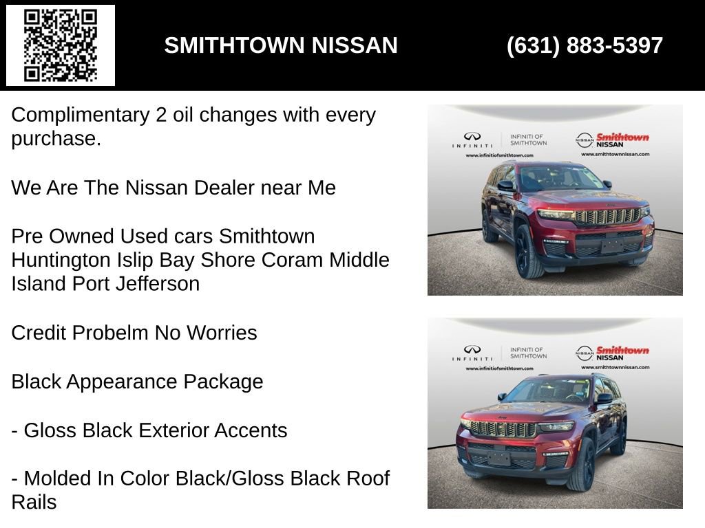 Used 2023 Jeep Grand Cherokee L Limited w/ Black Appearance Package image 4