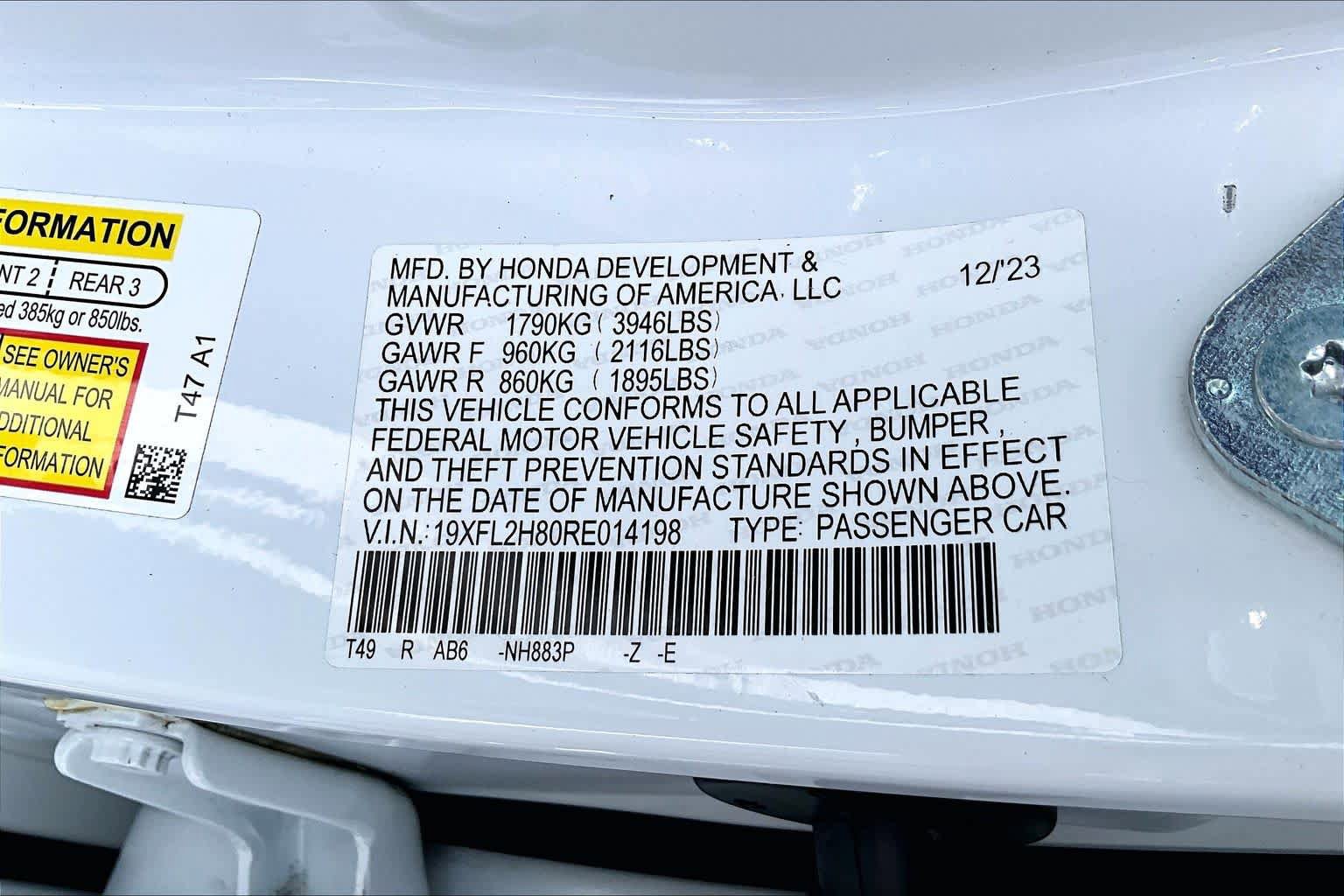 Used 2024 Honda Civic Sport image 36