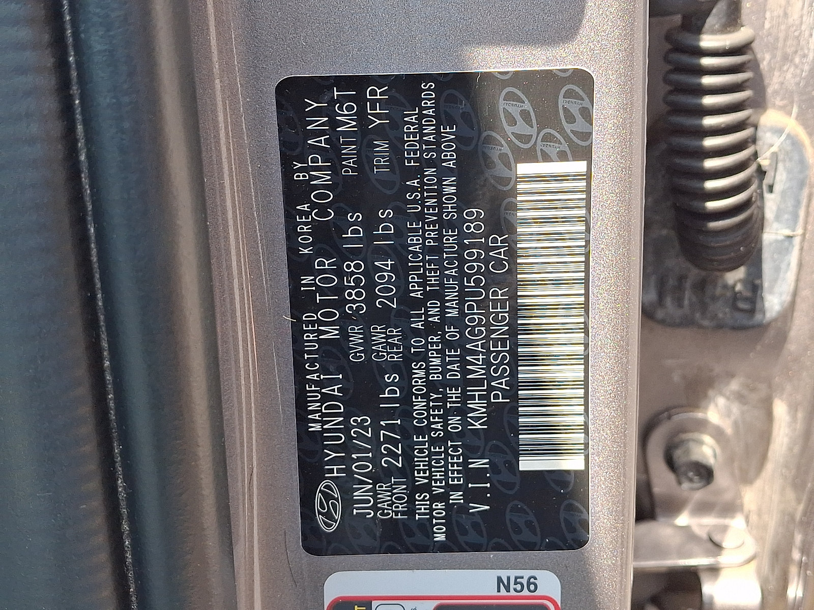 Certified 2023 Hyundai Elantra SEL w/ Preferred Accessory Package FWD image 27