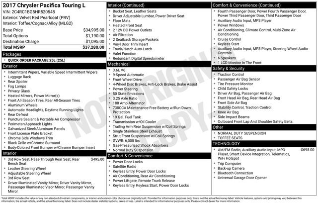 Used 2017 Chrysler Pacifica Touring-L image 11