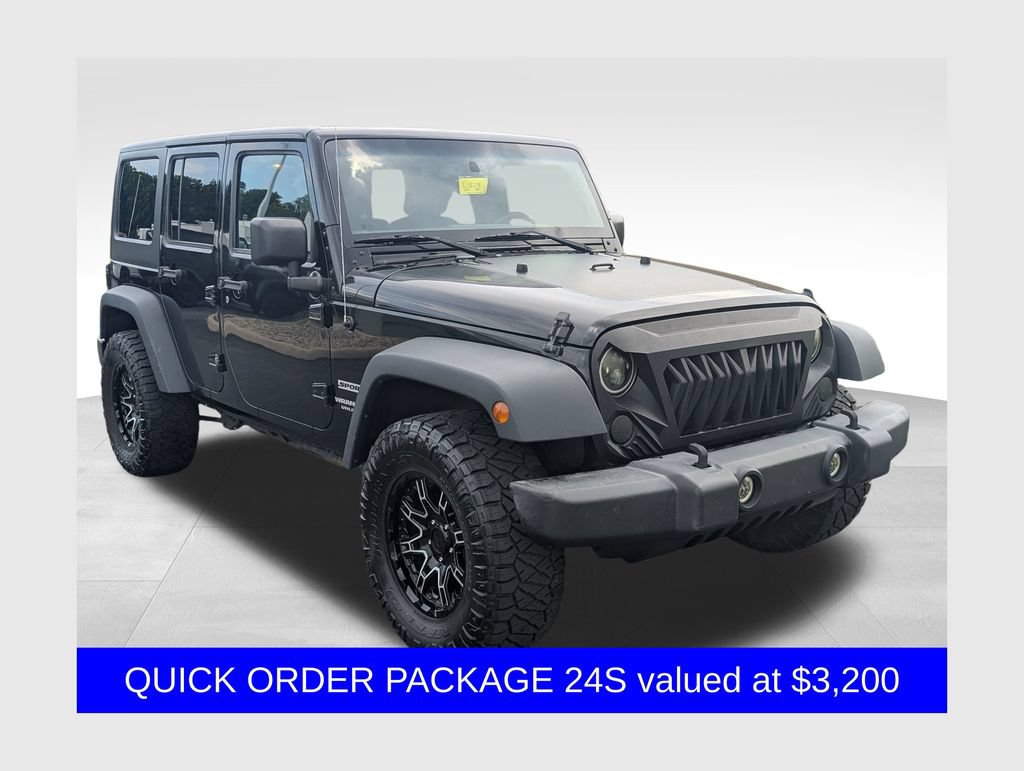Used 2017 Jeep Wrangler Unlimited Sport w/ Quick Order Package 24S