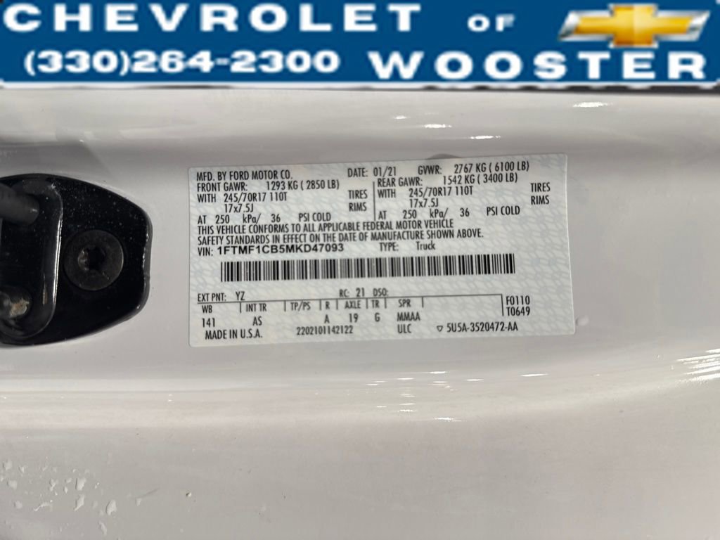 Used 2021 Ford F150 XL image 32