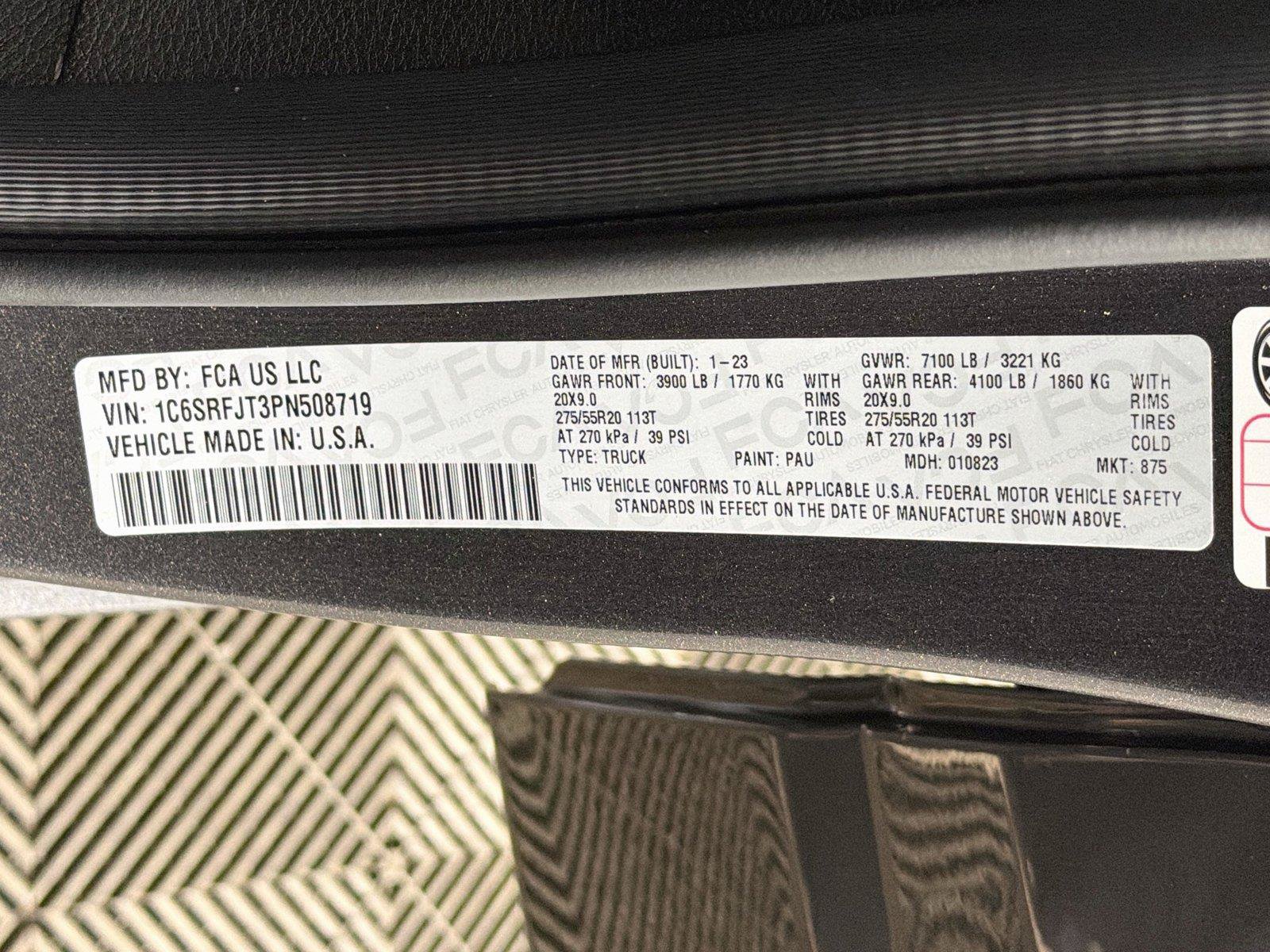 Used 2023 RAM 1500 Laramie AWD/4WD image 41