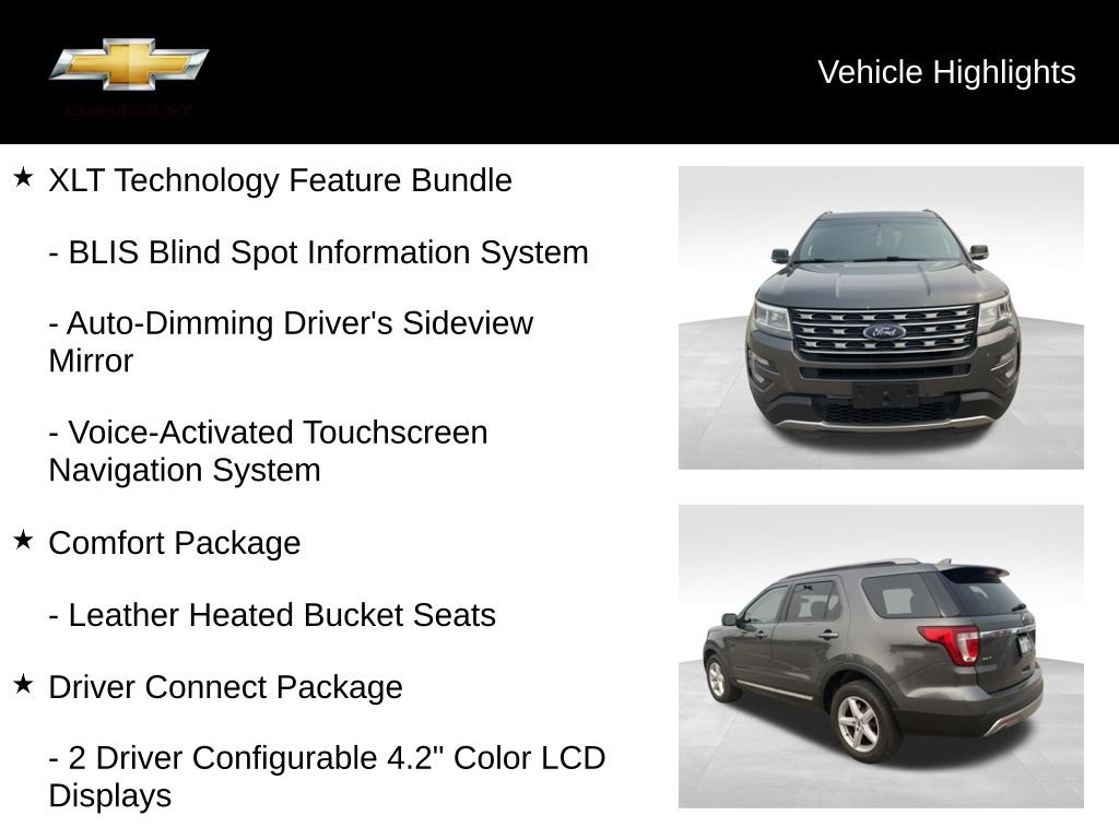 Used 2017 Ford Explorer XLT w/ Equipment Group 202A AWD/4WD image 20