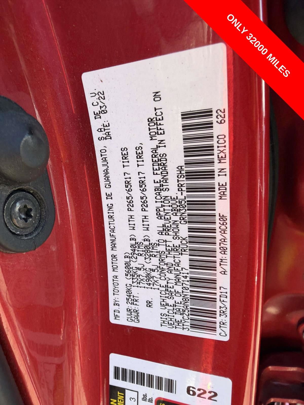 Used 2022 Toyota Tacoma TRD Sport w/ Technology Package image 24