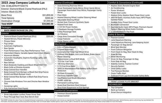 Used 2023 Jeep Compass Latitude AWD/4WD image 25