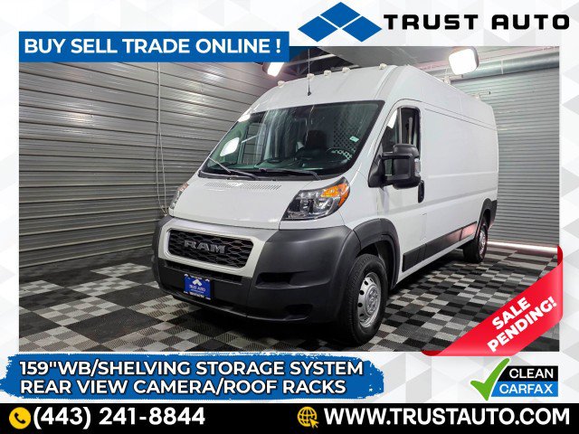Used 2021 RAM ProMaster 2500 w/ Interior LED Lighting Group image 1