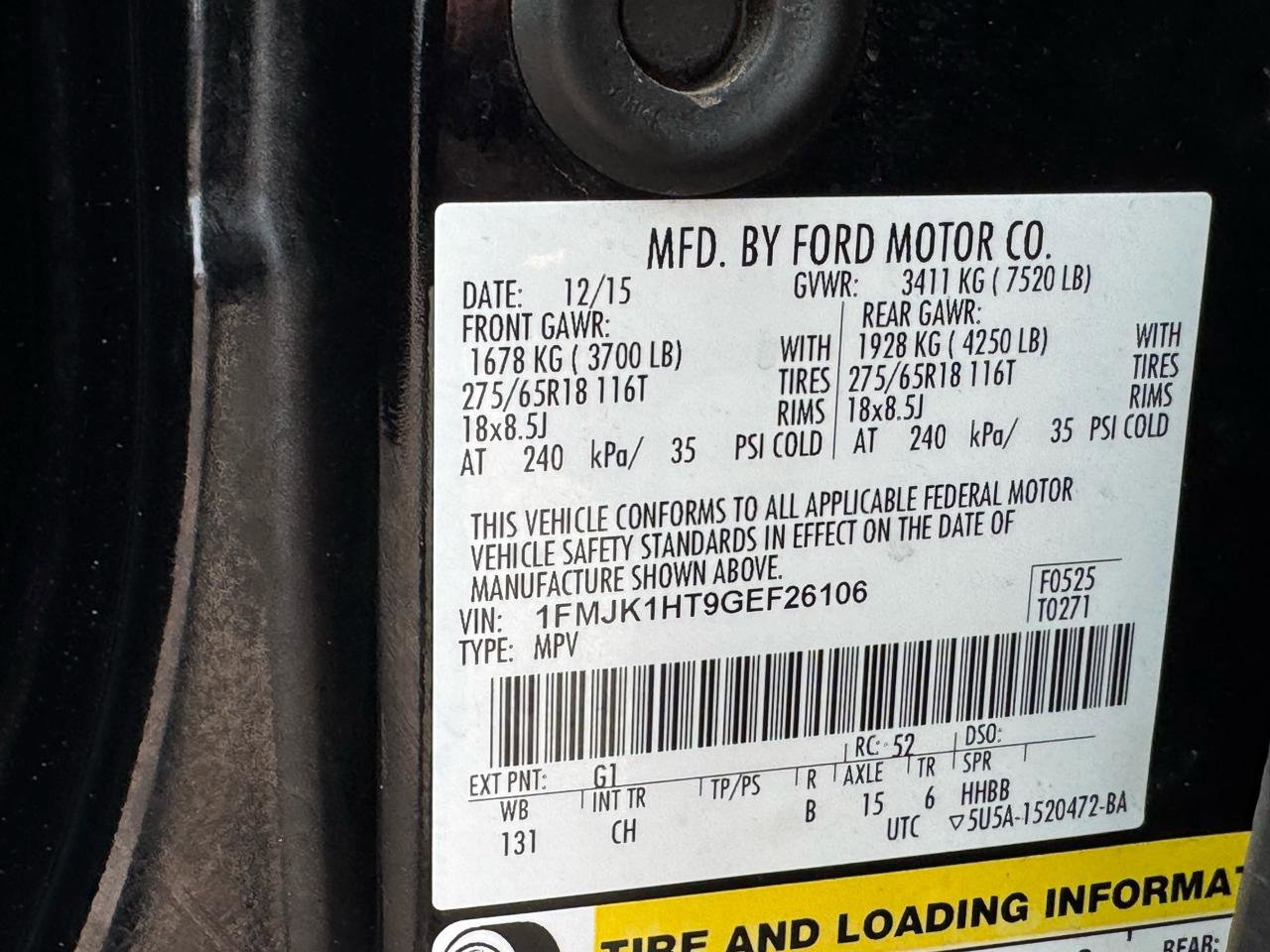 Used 2016 Ford Expedition EL XLT image 25