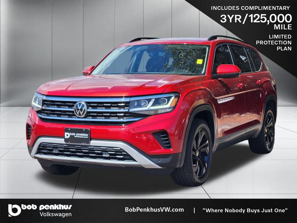 Used 2021 Volkswagen Atlas SE w/ Panoramic Sunroof Package FWD image 23