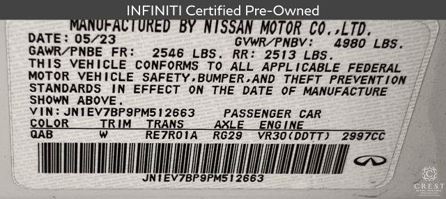 Certified 2023 INFINITI Q50 Luxe w/ Cargo Package RWD image 30