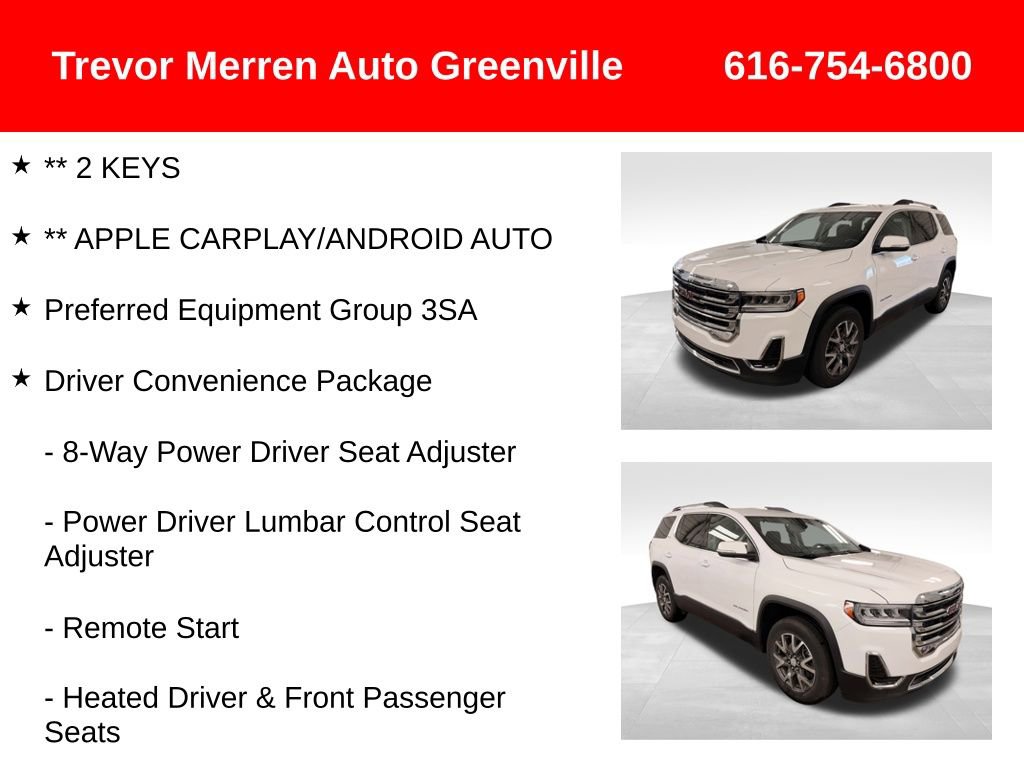 Used 2023 GMC Acadia SLE w/ Driver Convenience Package image 19