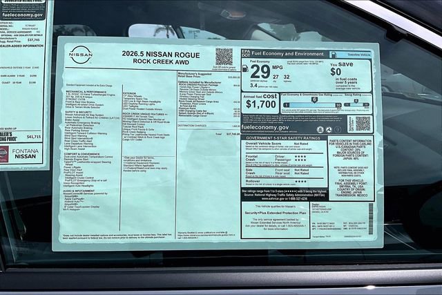 New 2026 Nissan Rogue SV image 13