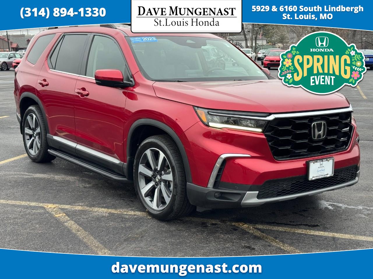 Certified 2023 Honda Pilot Touring