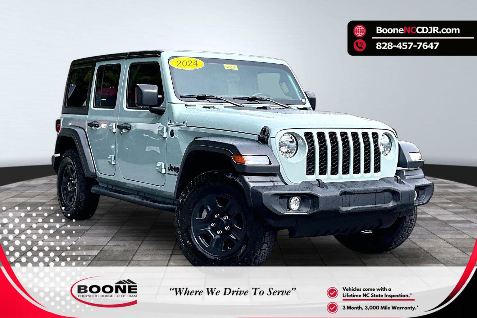 Certified 2024 Jeep Wrangler Unlimited Sport