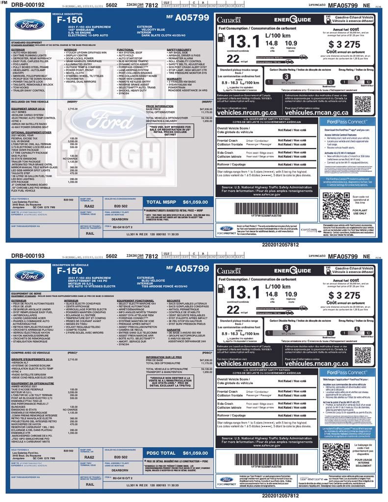 Certified 2021 Ford F150 XLT w/ Equipment Group 301A Mid image 6