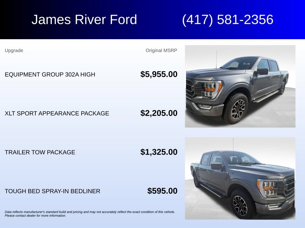 Used 2023 Ford F150 XLT w/ Equipment Group 302A High AWD/4WD image 5