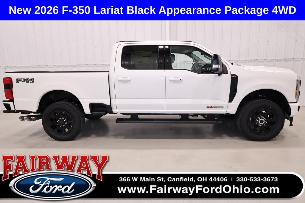 New 2026 Ford F350 Lariat w/ Black Appearance Package