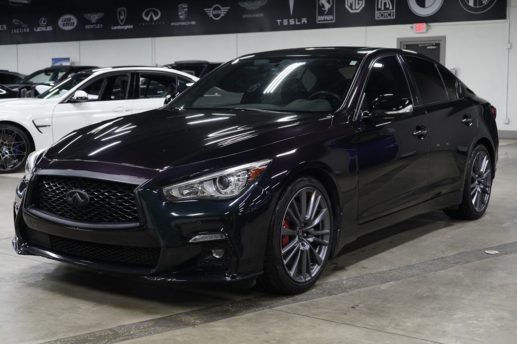 Used 2023 INFINITI Q50 Red Sport 400 w/ Black Opal Edition