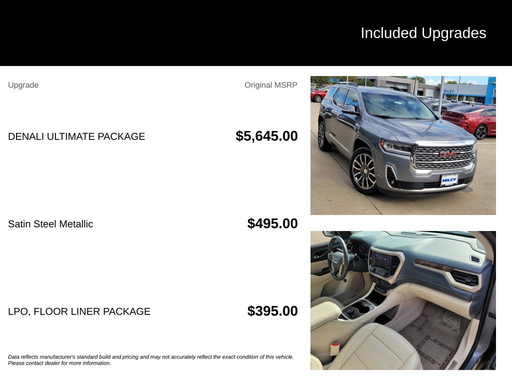 Used 2020 GMC Acadia Denali w/ Denali Ultimate Package AWD/4WD image 5