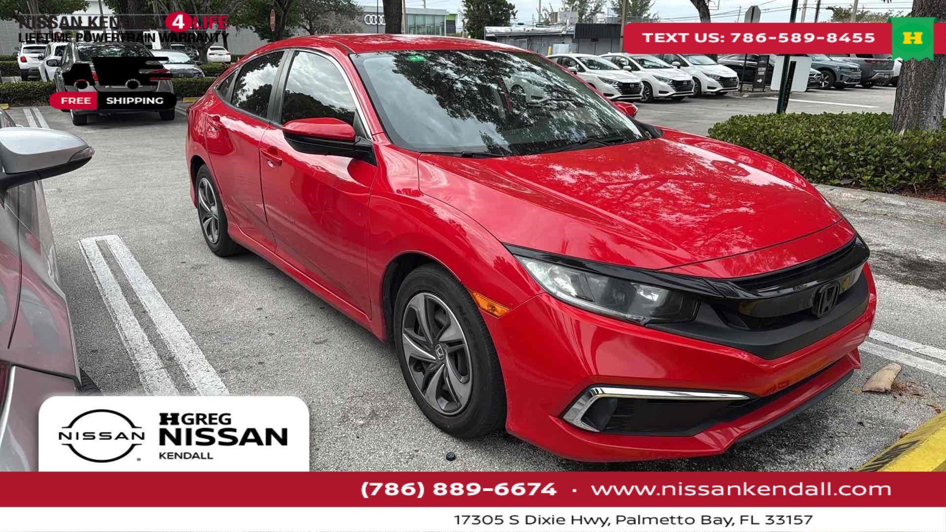 Used 2020 Honda Civic LX image 1