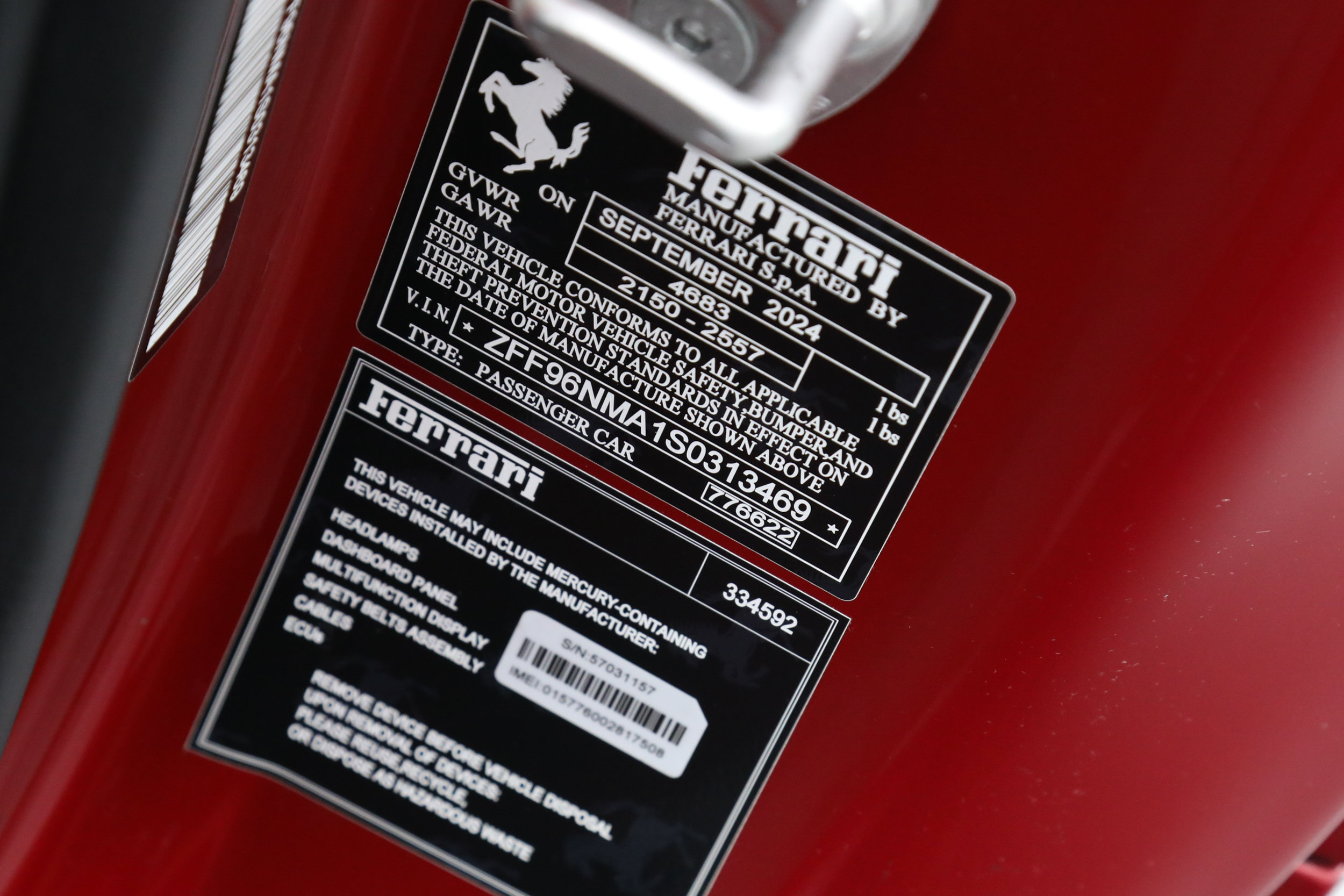 Certified 2025 Ferrari SF90 Spider AWD/4WD image 64
