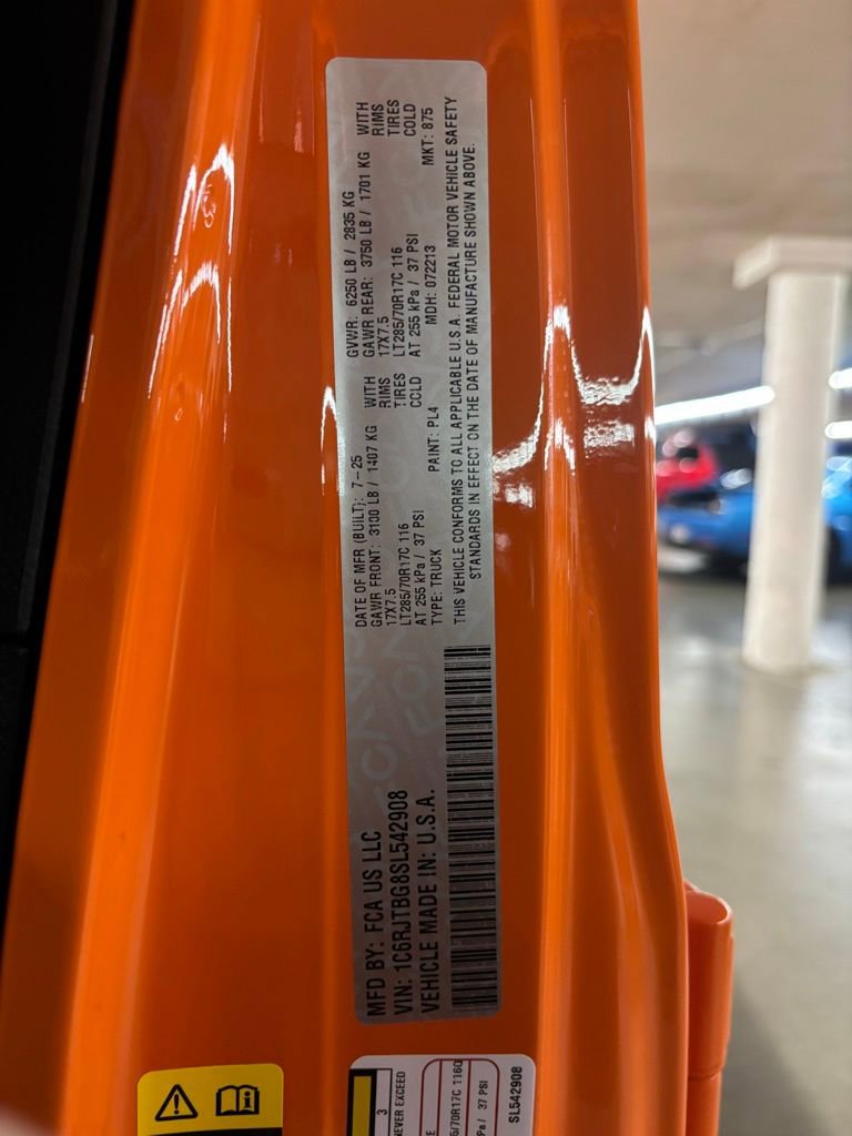 New 2025 Jeep Gladiator Rubicon w/ Safety Group image 18