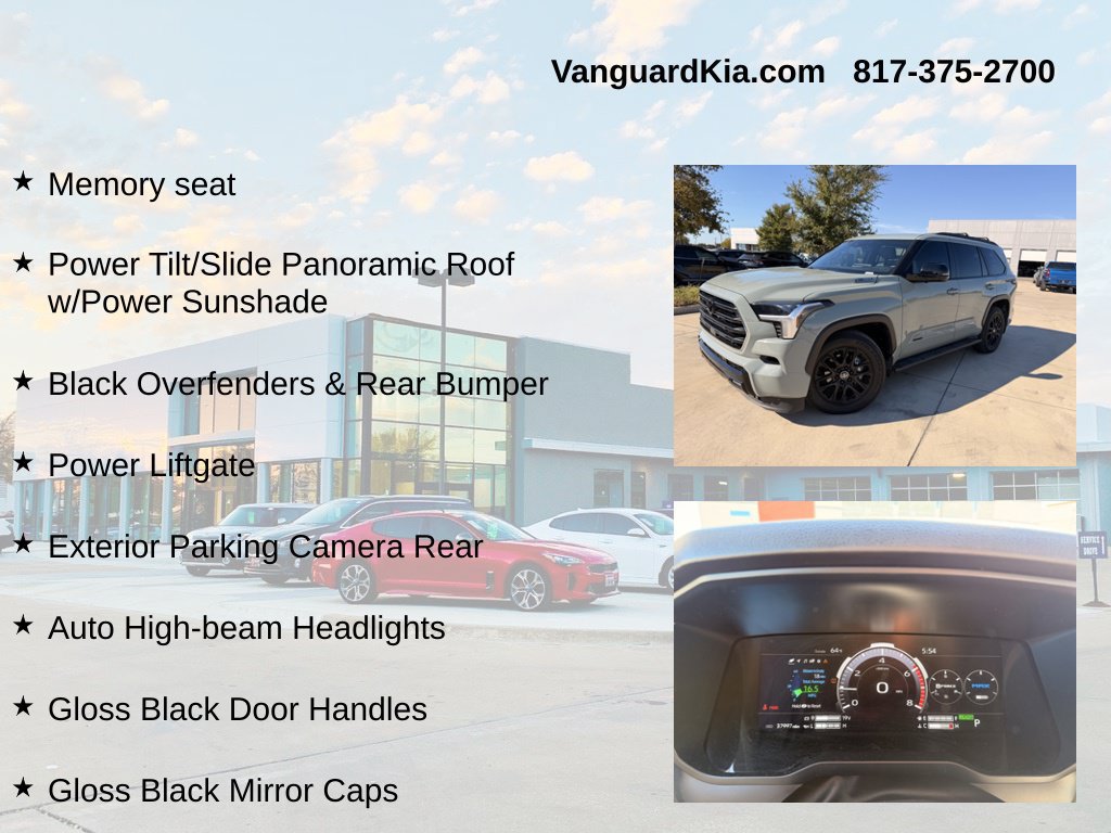 Used 2025 Toyota Sequoia Limited w/ Nightshade Package RWD image 12
