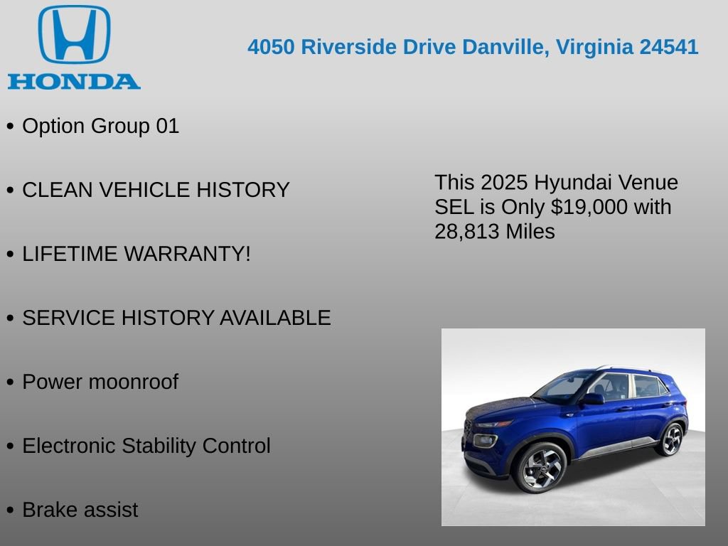 Used 2025 Hyundai Venue SEL image 7