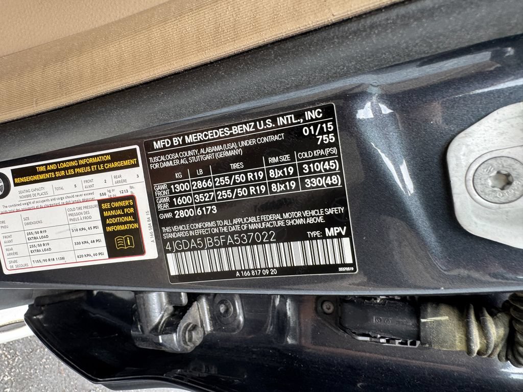 Used 2015 Mercedes-Benz ML 350 2WD image 39