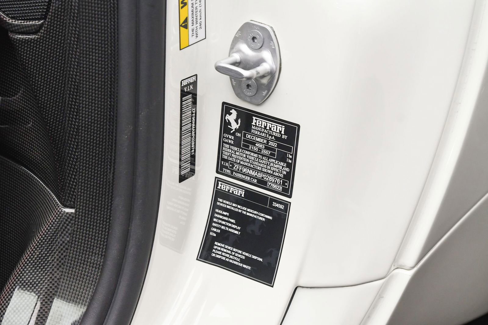 Used 2023 Ferrari SF90 Spider Bianco Avus image 66