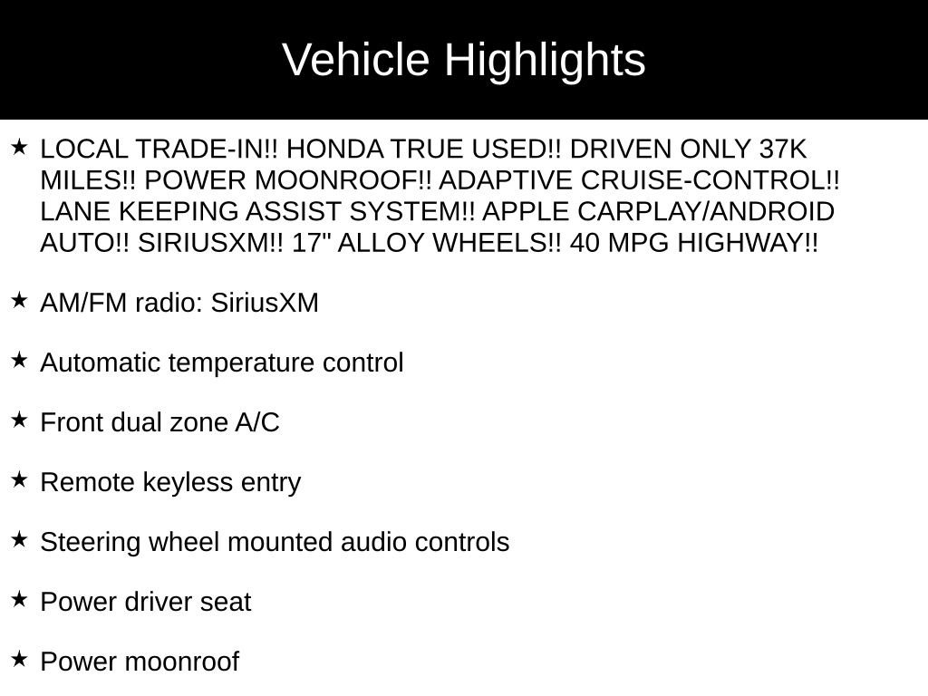 Certified 2020 Honda Civic EX image 34