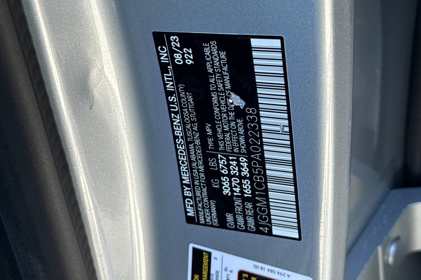 Certified 2023 Mercedes-Benz EQE 350+ 4MATIC SUV image 27
