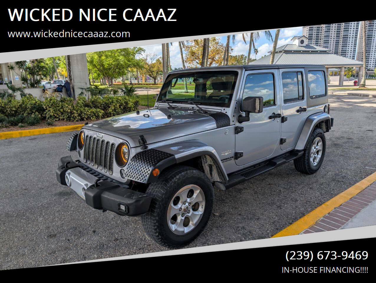 Used 2014 Jeep Wrangler Unlimited Sahara w/ Connectivity Group image 1