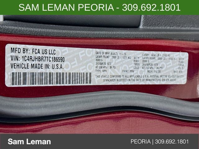 New 2026 Jeep Grand Cherokee Limited w/ Limited Altitude Package image 31