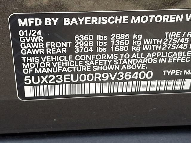 Used 2024 BMW X5 xDrive40i w/ Premium Package image 26