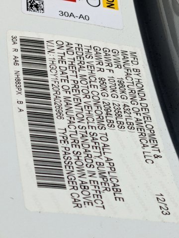 Used 2024 Honda Accord LX image 23