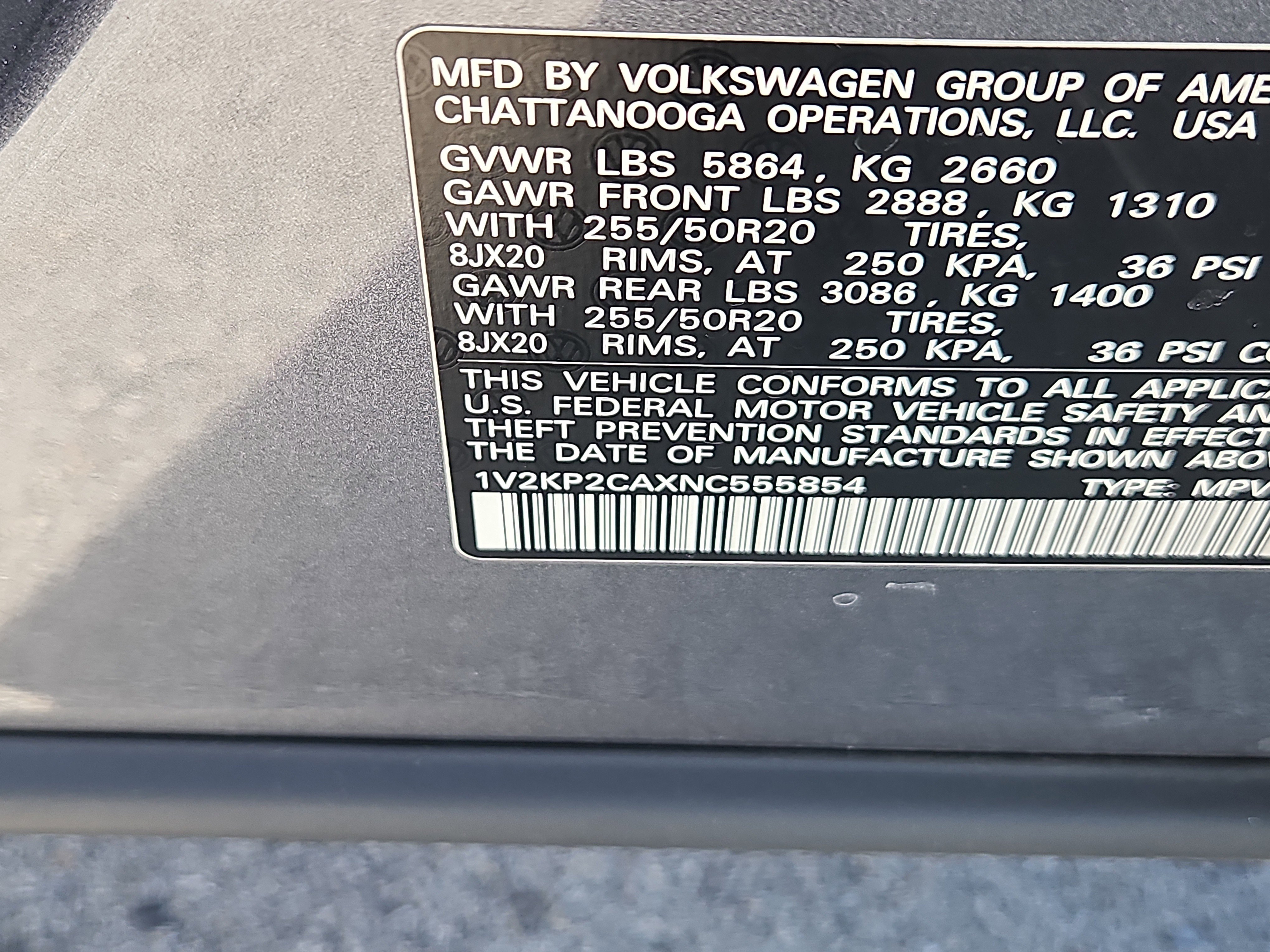 Certified 2022 Volkswagen Atlas SE image 6