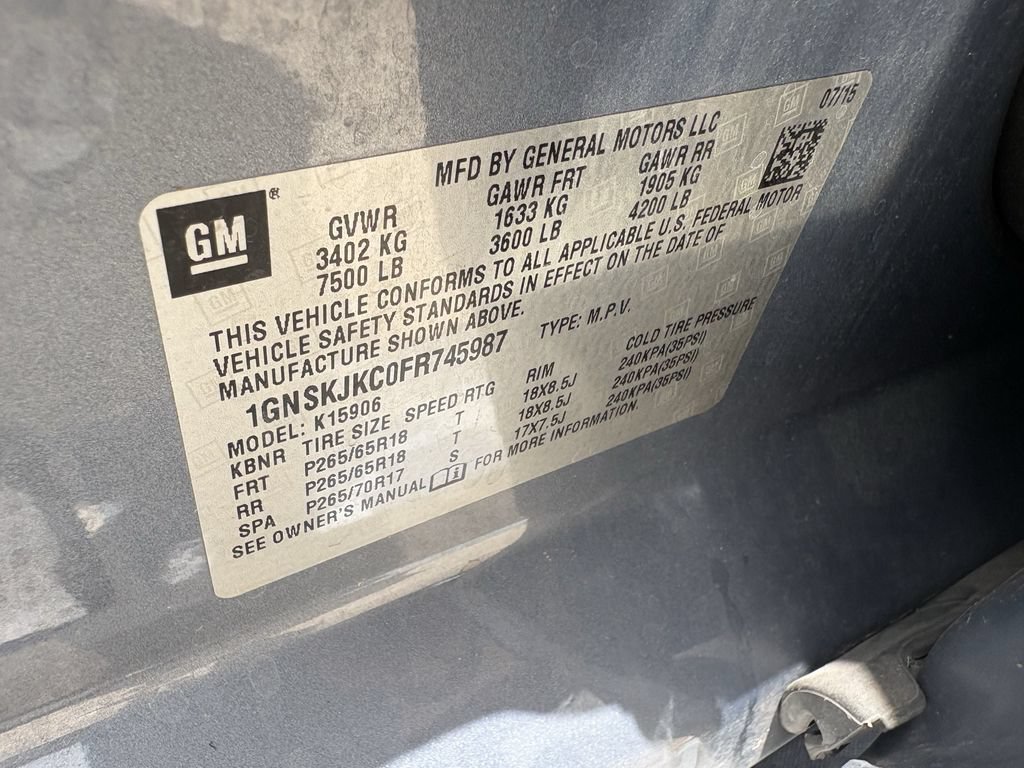 Used 2015 Chevrolet Suburban LT AWD/4WD image 31