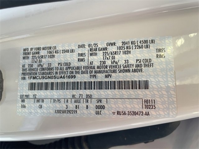 Used 2025 Ford Escape Active image 23