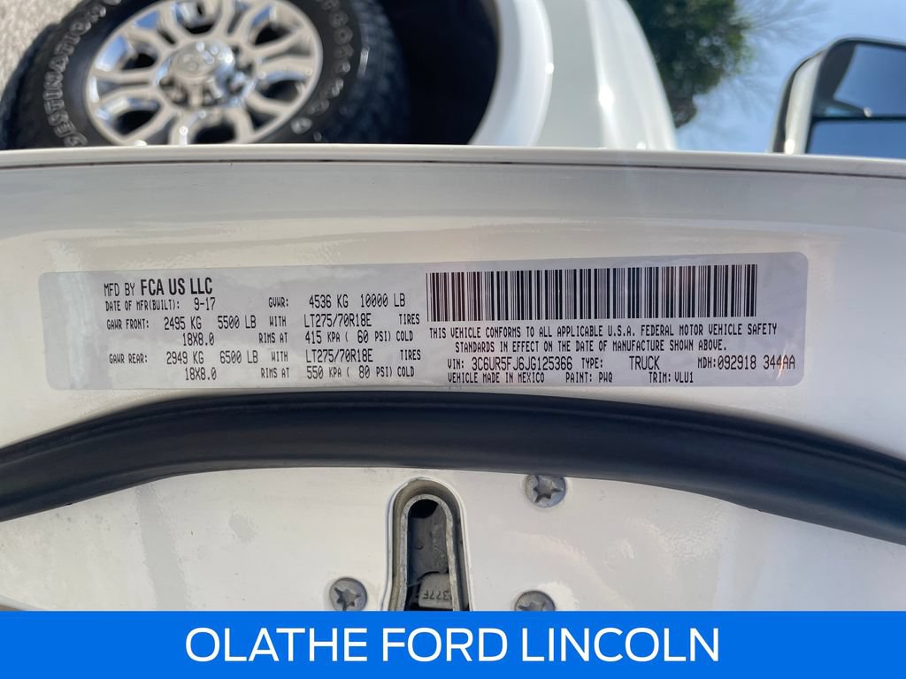 Used 2018 RAM 2500 Laramie AWD/4WD image 21