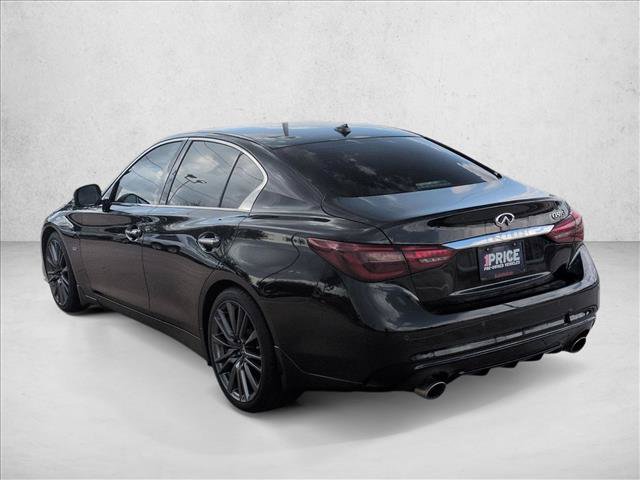 Used 2019 INFINITI Q50 Red Sport 400 w/ Sensory Package RWD image 8