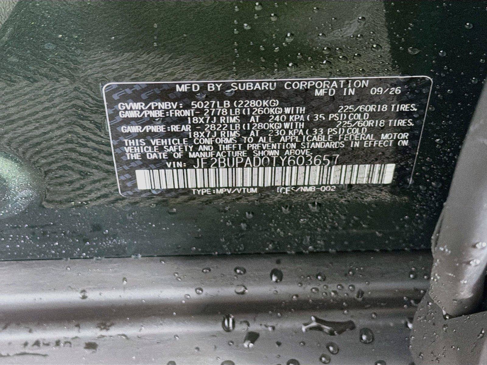 New 2026 Subaru Outback Premium AWD/4WD image 38
