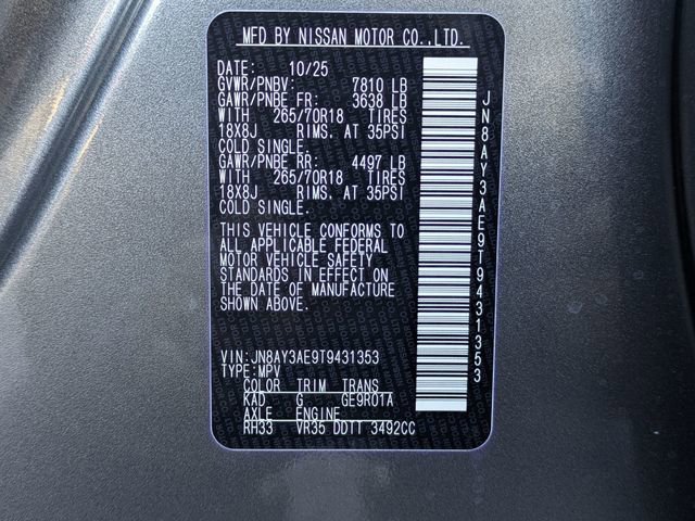 New 2026 Nissan Armada SV image 34